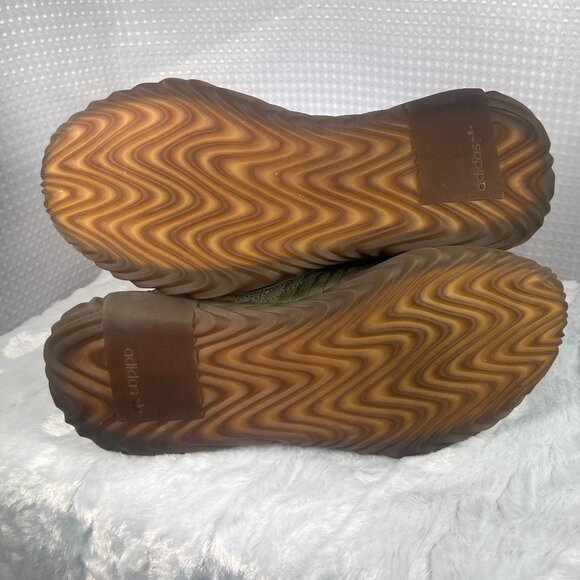 Adidas Sobakov 'Raw Khaki Cargo' in a suede upper with a rubber outsole Size 10 - Picture 8 of 9